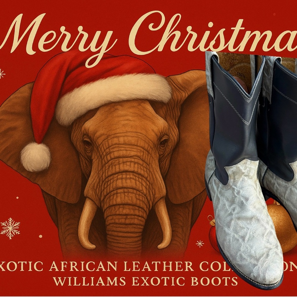Diamond J Elephant Skin Roper Boots Taupe / Charcoal Brown 8D | Holiday Sale 🎄